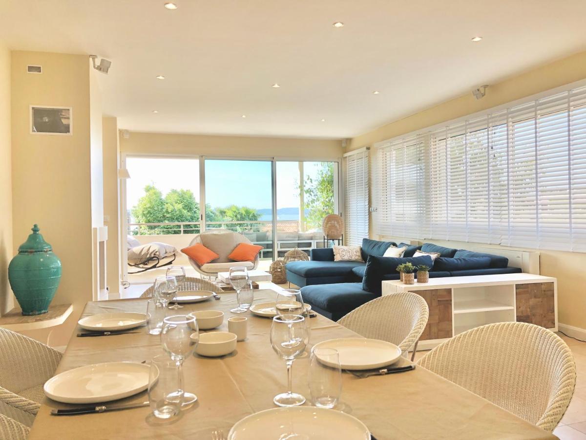 Villa Montfleuri, Vieille Ville A Pieds, Vue Mer, Piscine, 8 Pers Sainte-Maxime Exteriér fotografie