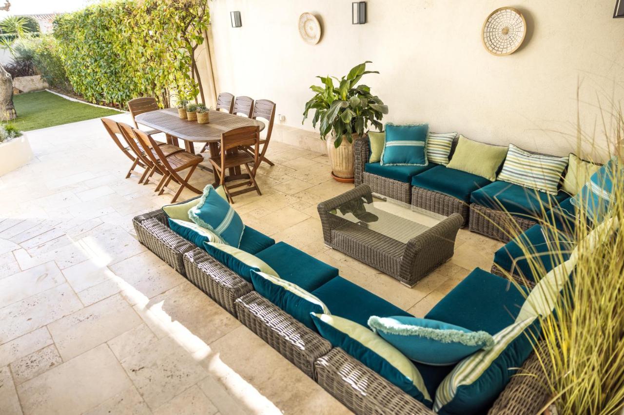Villa Montfleuri, Vieille Ville A Pieds, Vue Mer, Piscine, 8 Pers Sainte-Maxime Exteriér fotografie