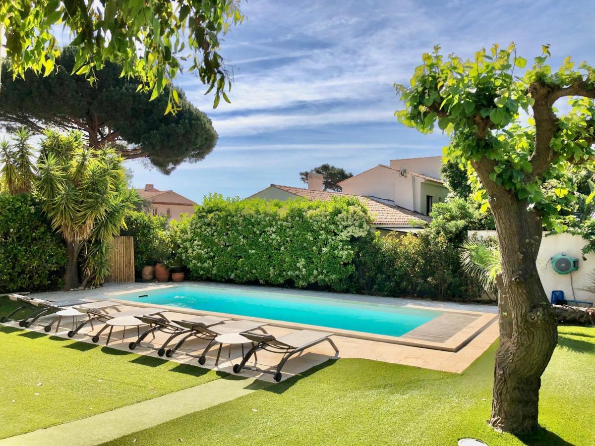 Villa Montfleuri, Vieille Ville A Pieds, Vue Mer, Piscine, 8 Pers Sainte-Maxime Exteriér fotografie